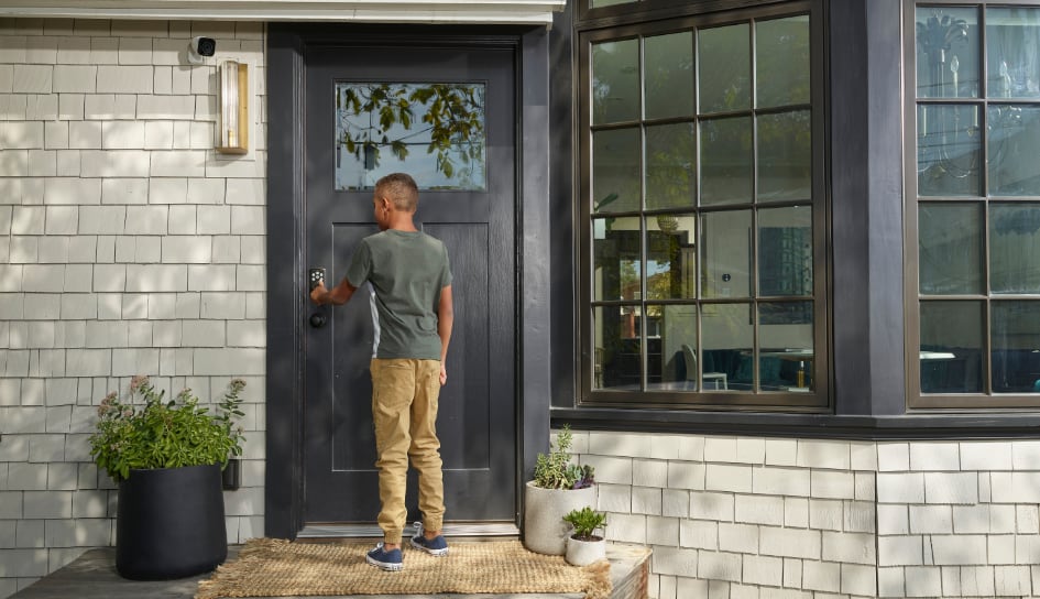 Vivint Smart Lock on home in Stockton